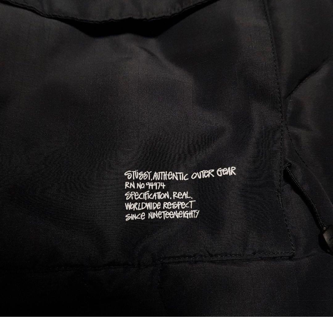 old stussy キルティングダウンジャケット