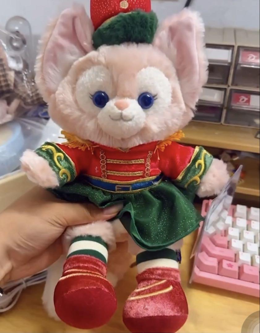 【お顔厳選】香港ディズニー　クリスマス　リーナベルぬいぐるみSSサイズ