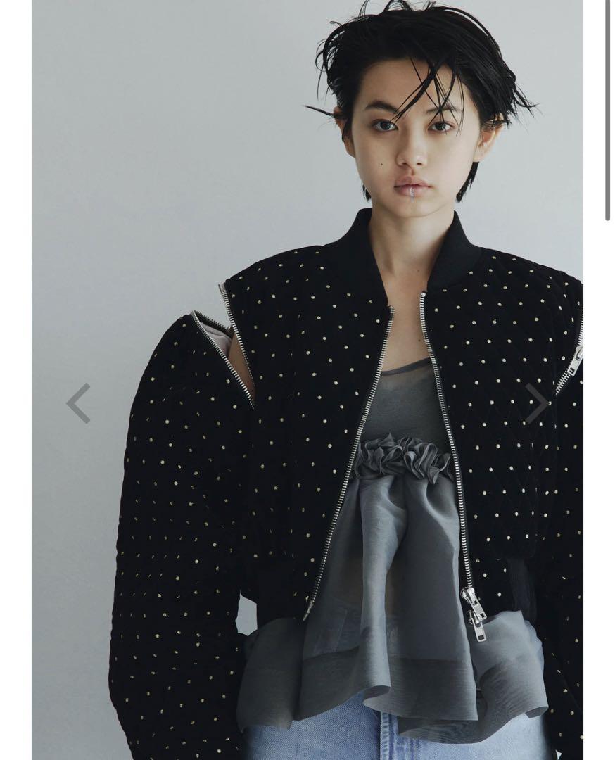 bibiy. ODETTE ZIPPER JACKET