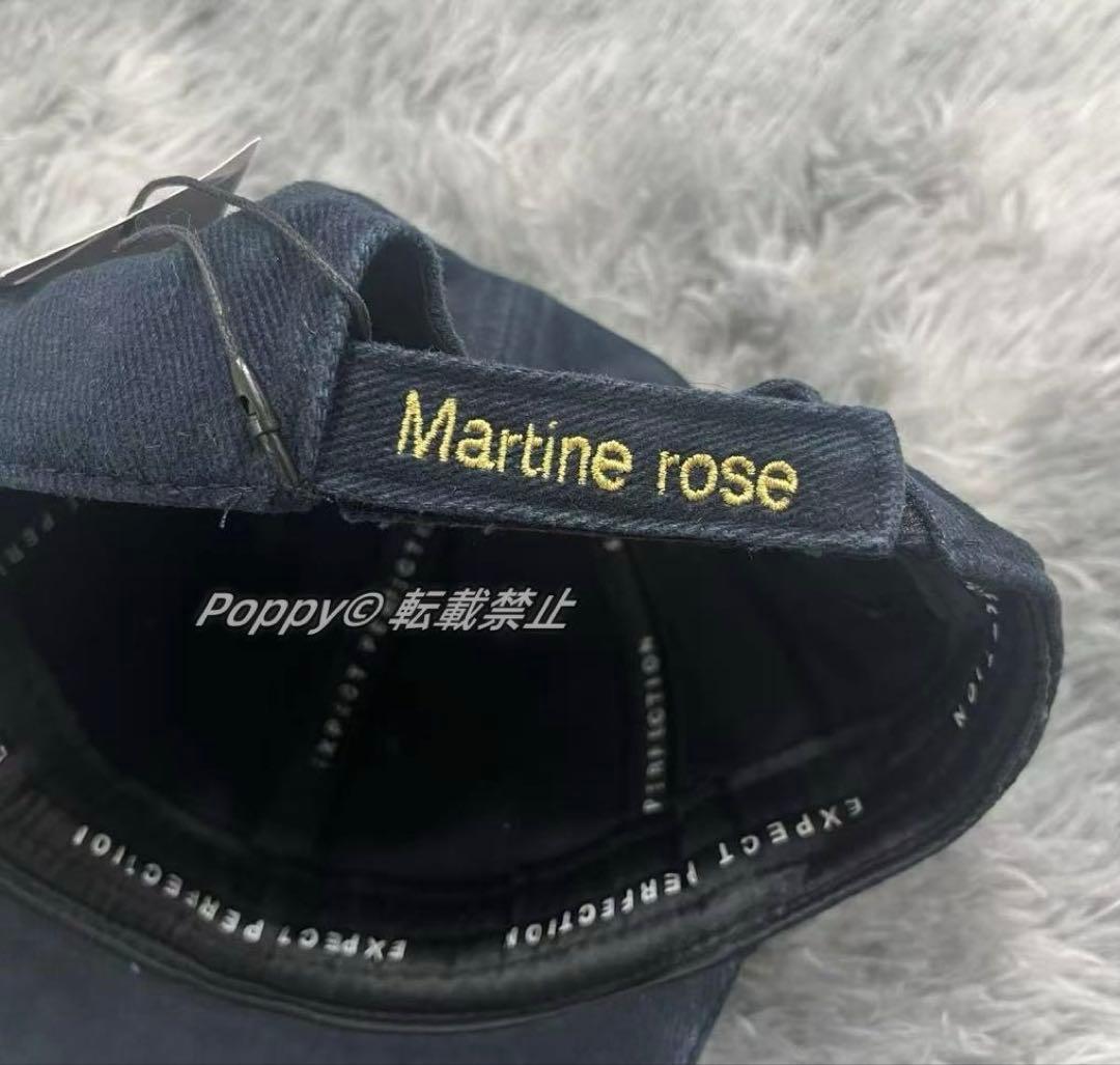 MARTINE ROSE CUT PEAK CAP 24ss キャップ - メルカリ