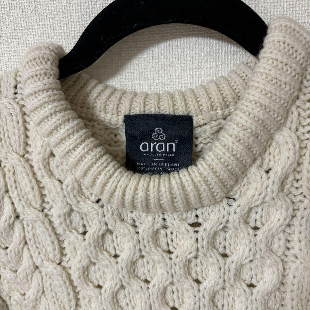Aran Woollen Mills トラディショナル ローゲージニットセーター