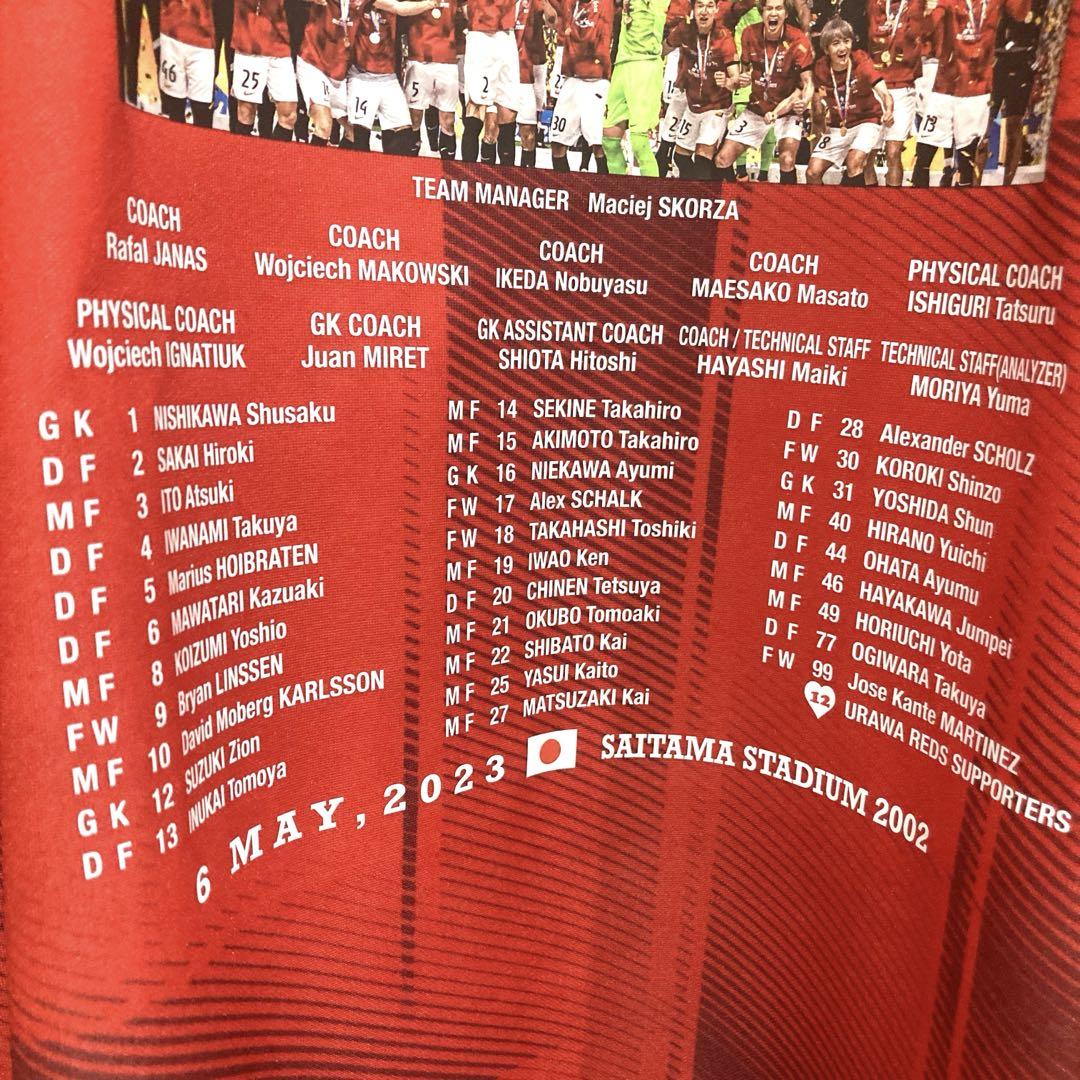 【タグ付き】浦和レッズ ACL 2022優勝記念 ユニフォーム