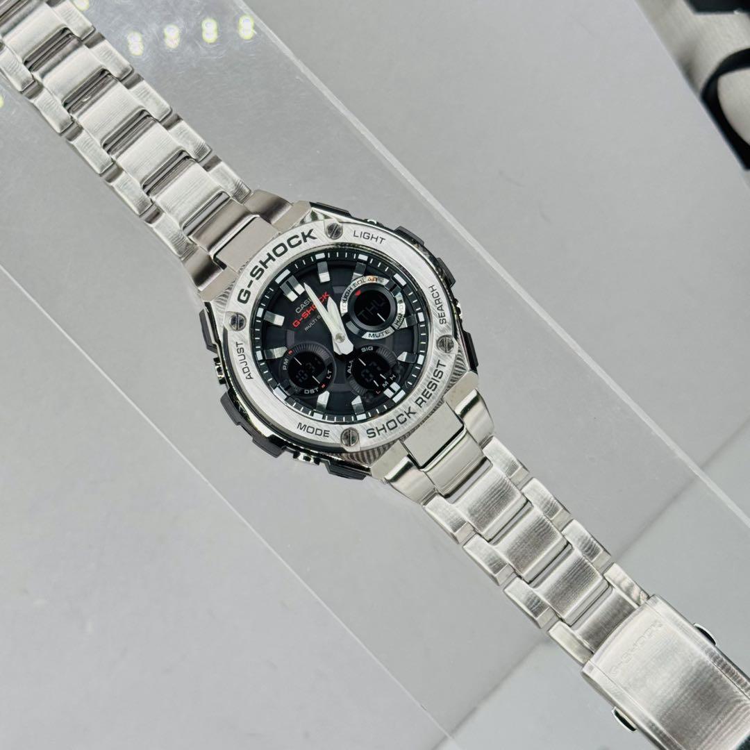 極美品CASIO G-SHOCK GST-W110D G-STEEL電波ソーラー - メルカリ 極美品CASIO G-SHOCK GST-W110D G-STEEL電波ソーラー - メルカリ