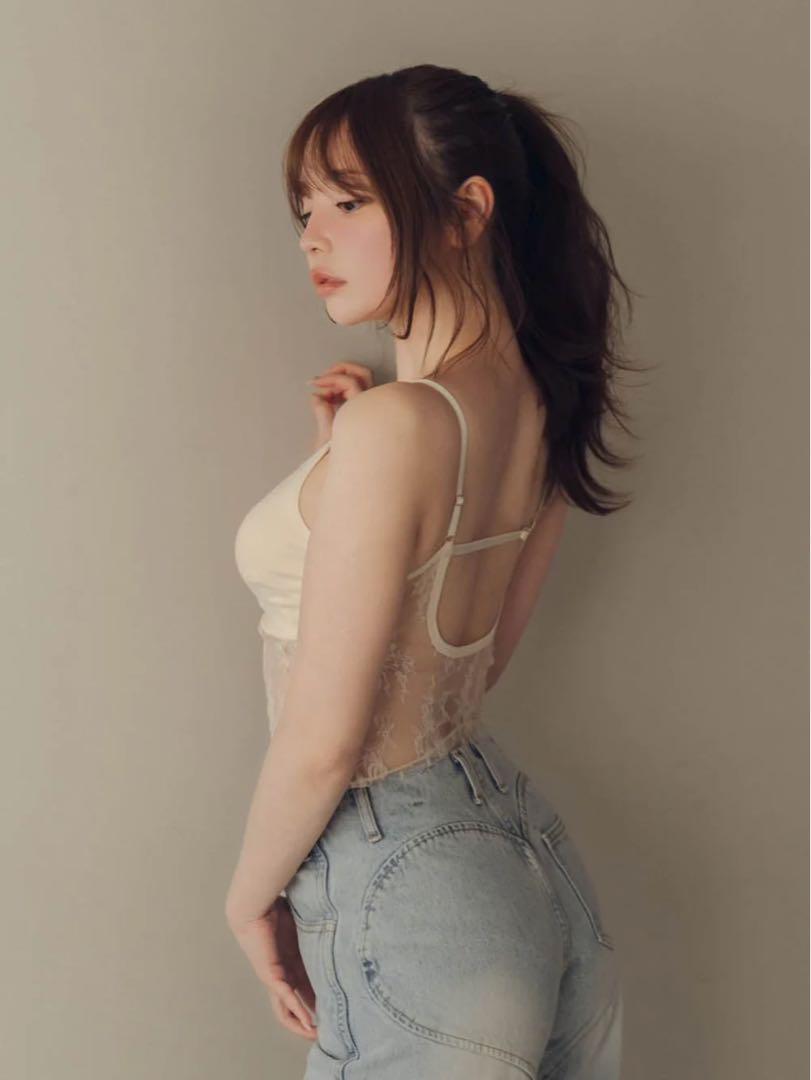 トップス Andmary Everyday lace camisole Ivory
