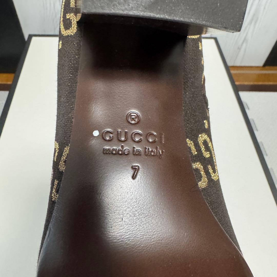 【新品未使用品】GUCCI メンズ GG柄 ブーツ UK7 26.0相当 【新品未使用品】GUCCI メンズ GG柄 ブーツ UK7 26.0相当