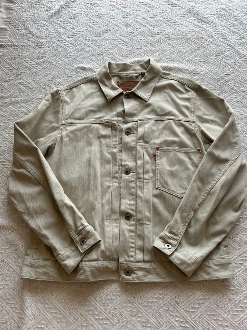 リーバイスライトベージュ ウォーターレスジャケット