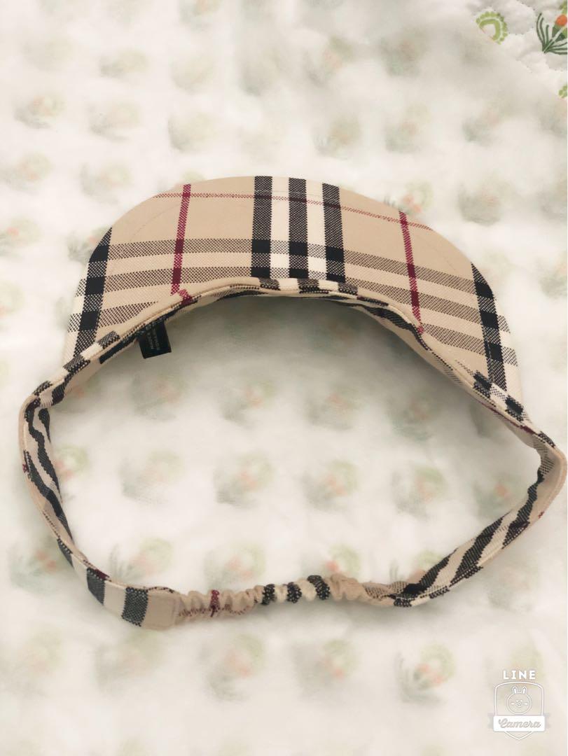 美品本物バーバリーBurberry上質コットンチェック柄帽子☆オシャレ品