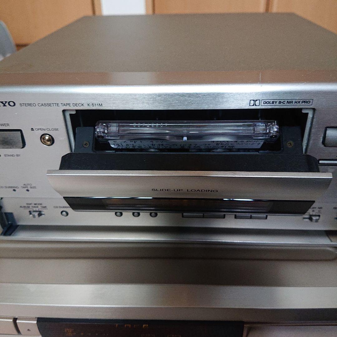 ONKYO K-511M カセットデッキ 日本製 カセットテープデッキ 動作品