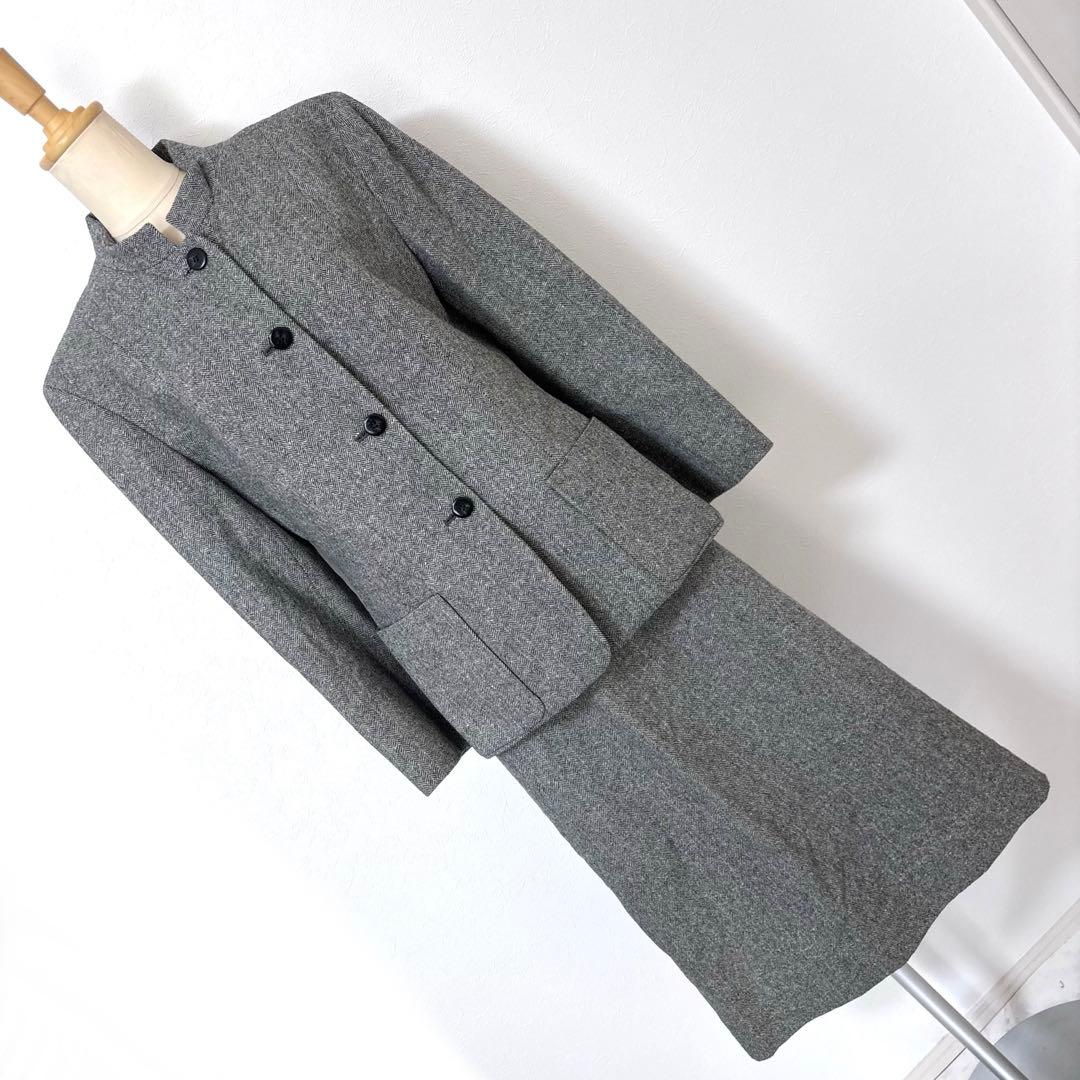 ハナエモリ 森英恵 セットアップ セレモニー スーツ お呼ばれ