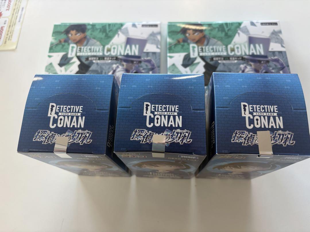 未開封 テープ付き コナン カードゲーム 探偵たちの切札 3BOX 名探偵コナン 探偵たちの切札 3BOX 新品未開封 おまけ付き