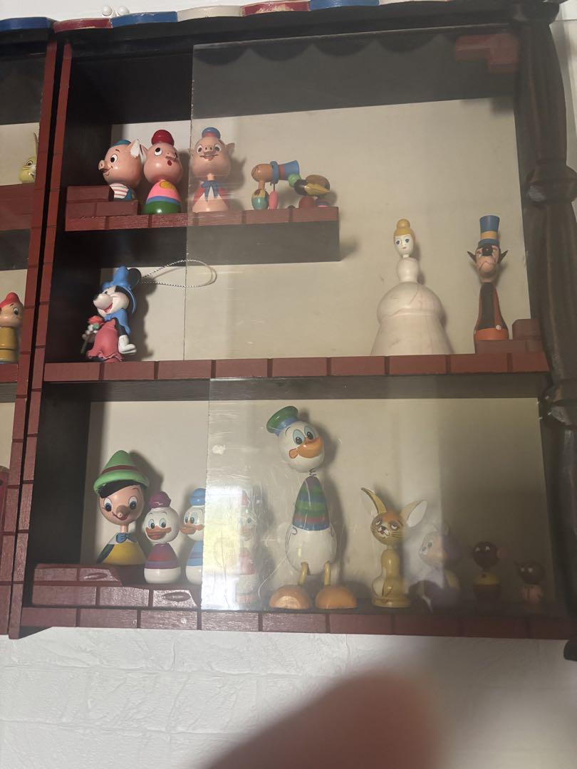 アンティーク木製ディズニーフィギュア