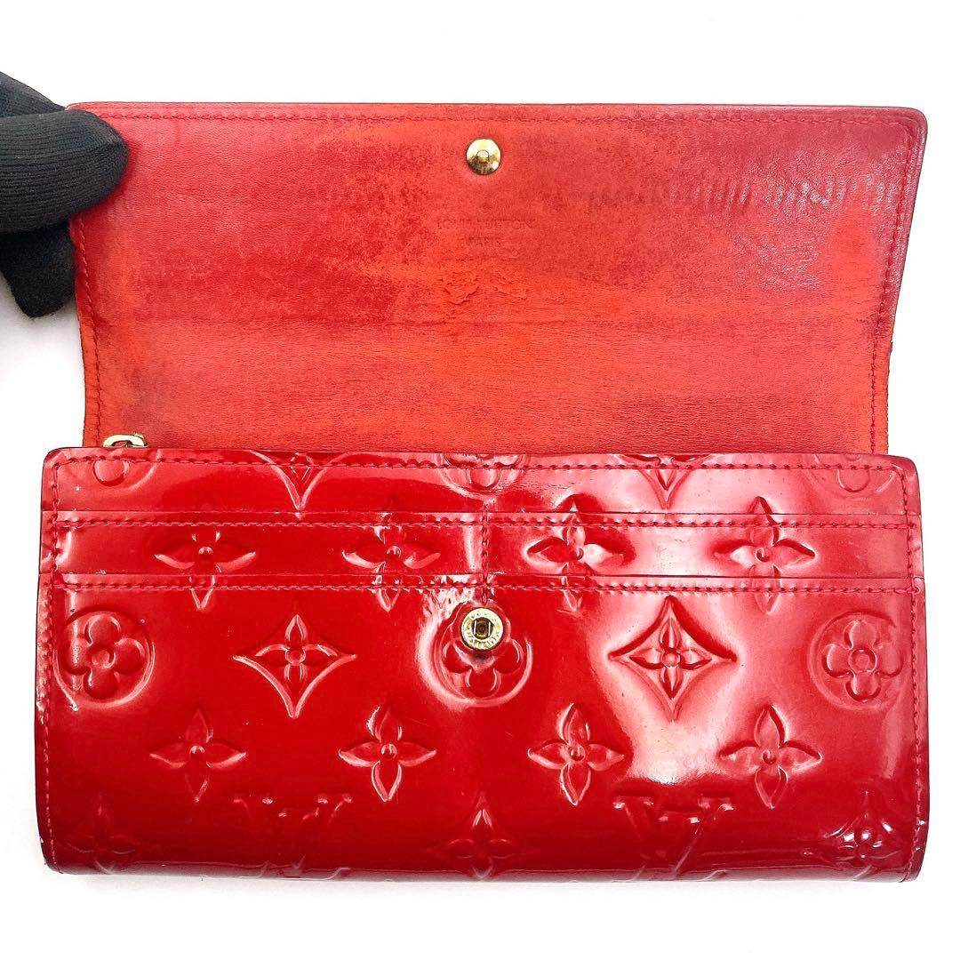 ルイヴィトン ヴェルニ ポルトフォイユサラ レディース 長財布 M93530