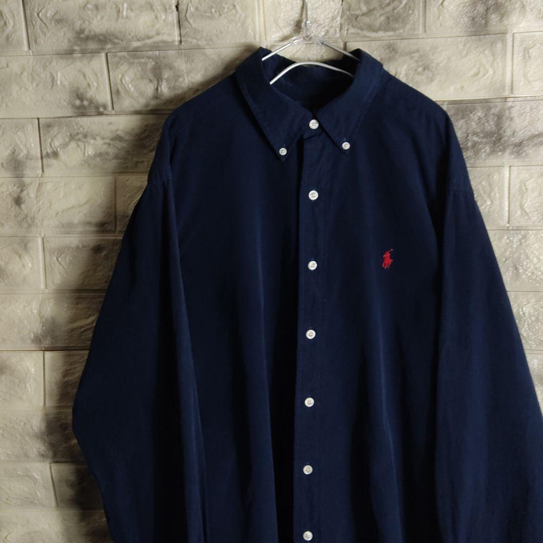 超激得超激得HOT 希少 RALPH LAUREN ラルフローレン BDシャツ ロゴ刺繍 S3EQb-m63210243849 お得正規店