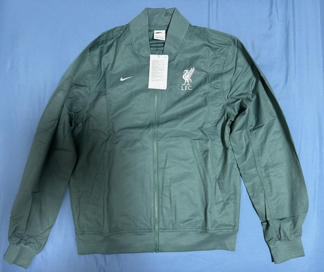 【新品】 リバプールFC ボンバージャケット グリーン 24/25 L NIKE 24/25 リヴァプールFC オフィシャルグッズ サッカー メンズ