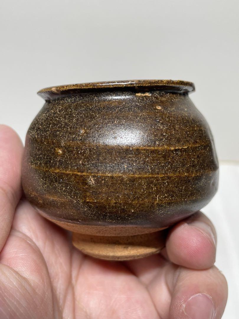 茶入。唐物茶入。宋時代。古美術。骨董品。舊家蔵出し。宋代。希少品。