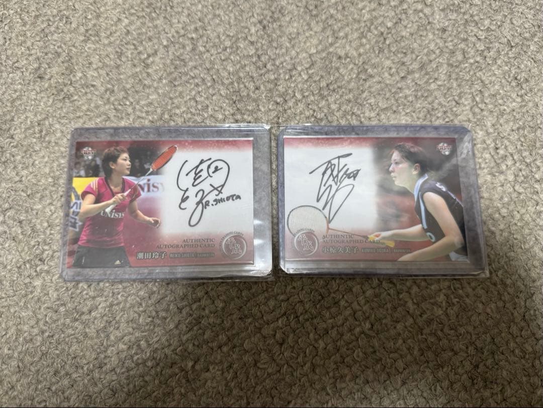 BBM2019 平成 潮田玲子 小椋久美子 バドミントン目立った傷や汚れなし