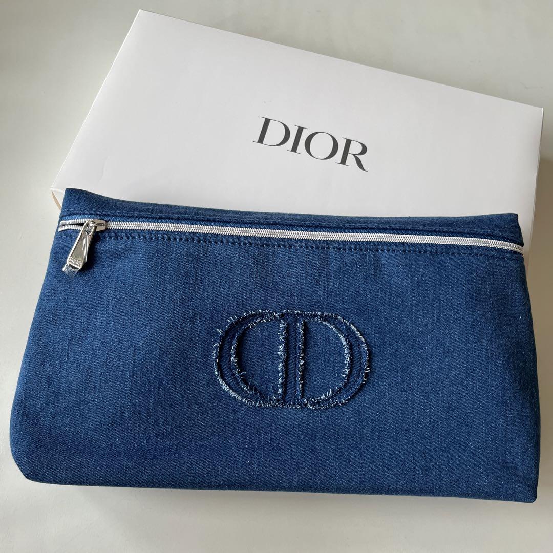 ディオール Dior ポーチ クラッチ ブルー デニム ロゴ ノベルティ 非売品 - メルカリ ディオール Dior ポーチ クラッチ ブルー デニム ロゴ ノベルティ 非売品 - メルカリ