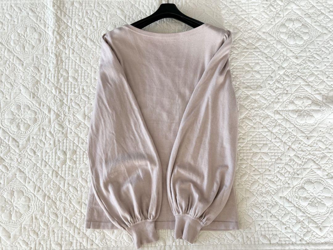 FOXEY フォクシー カシミヤシルク バルーンスリーブニットトップ FOXEY フォクシー カシミヤシルク バルーンスリーブニットトップ