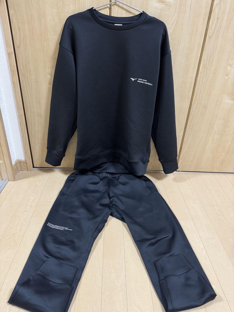 MIZUNO FOOTBALL ストレッチスウェットプルオーバー　上下セット