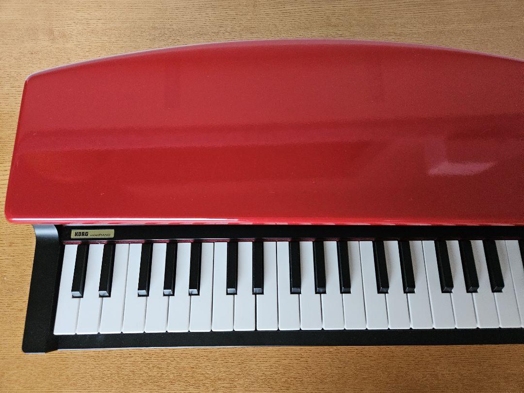 KORG MICROPIANO マイクロピアノ ミニ鍵盤61鍵 赤黒