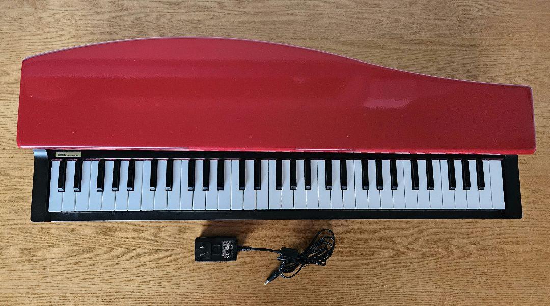 KORG MICROPIANO マイクロピアノ ミニ鍵盤61鍵 赤黒