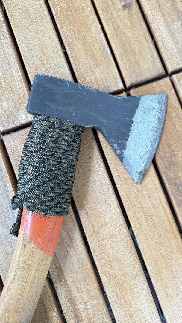 ハスクバーナ 手斧 専用革ケース付 美品