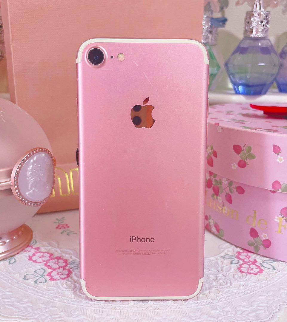 本州送料無料 Apple iPhone7 128GB ローズゴールド SIMフリー 家電