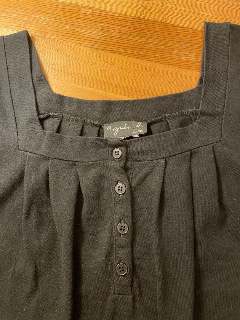 アニエスベー agnes b. カットソー スクエアネック 長袖 1 ピンク Agnis b アニエスベー スクエアネック カットソー - メルカリ