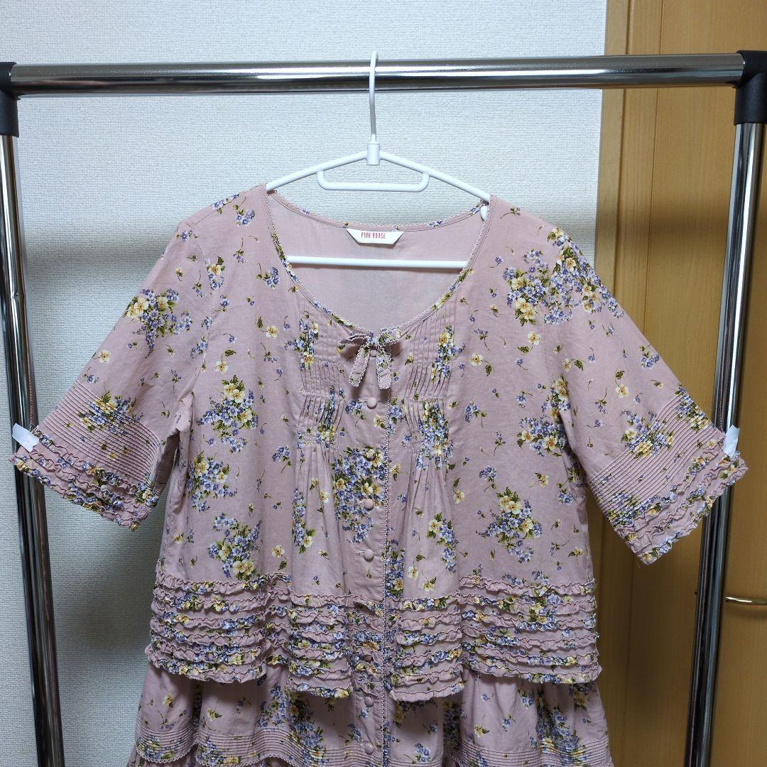 ス*カ様 【P】ピンクハウス　PINK HOUSE　ワンピース　花柄　フリル　ピ