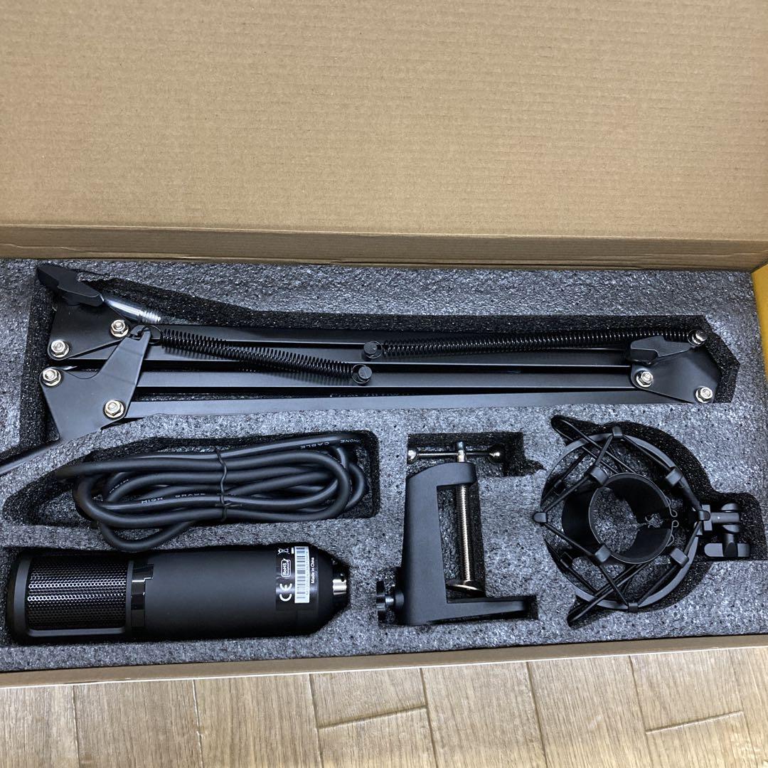 MAONO XLR コンデンサーマイク マイクセット 単一指向性 配信用