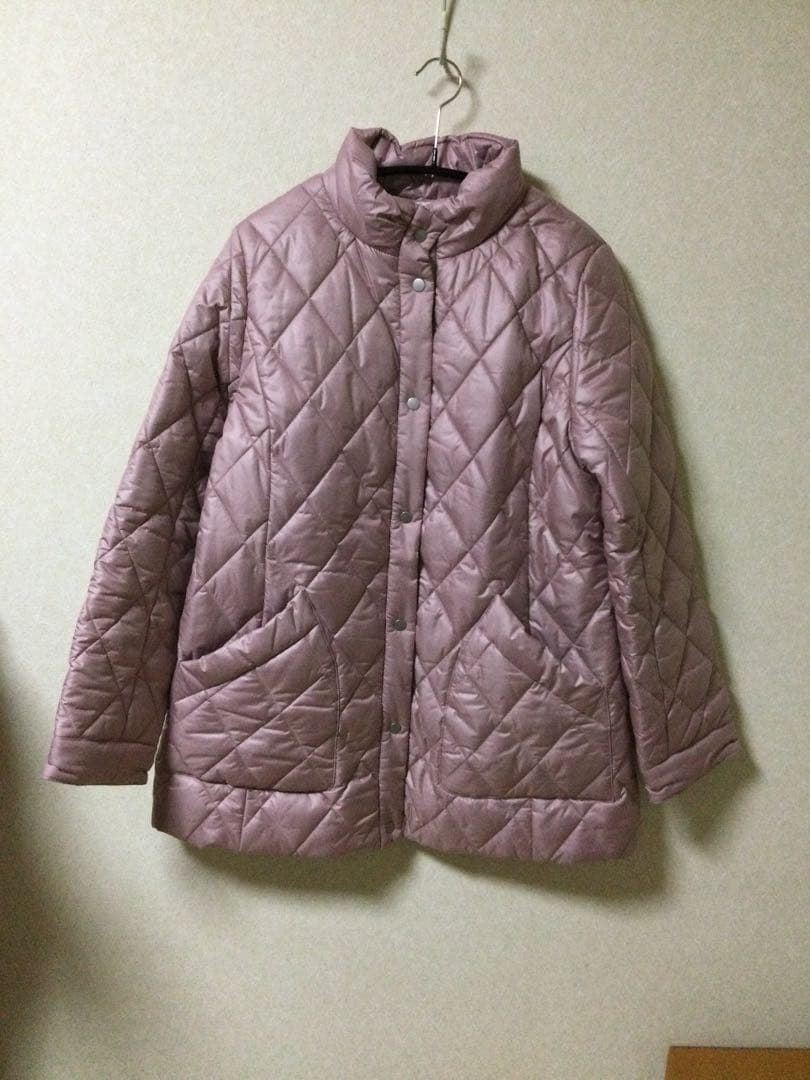 タグ付き新品 シンプルライフ 中綿キルトショートジャケット M