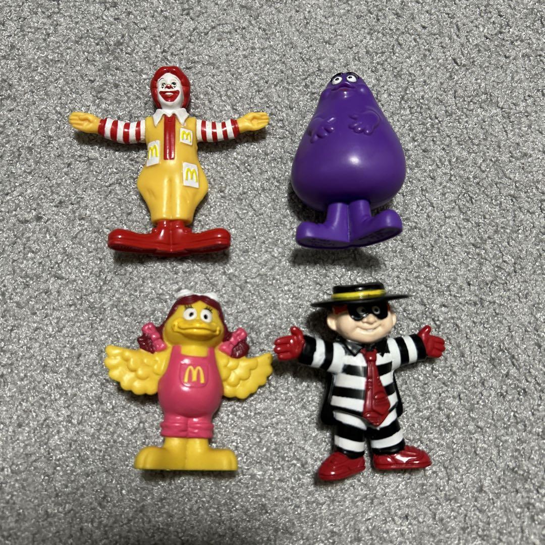 マクドナルドキャラクター フィギュア 4体セット - メルカリ