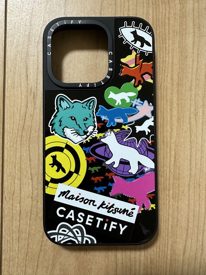 ケースティファイ×メゾンキツネ　コラボ　スマホケース　 iPhone14pro