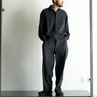 COMOLI 21ss シルクネップオールインワン