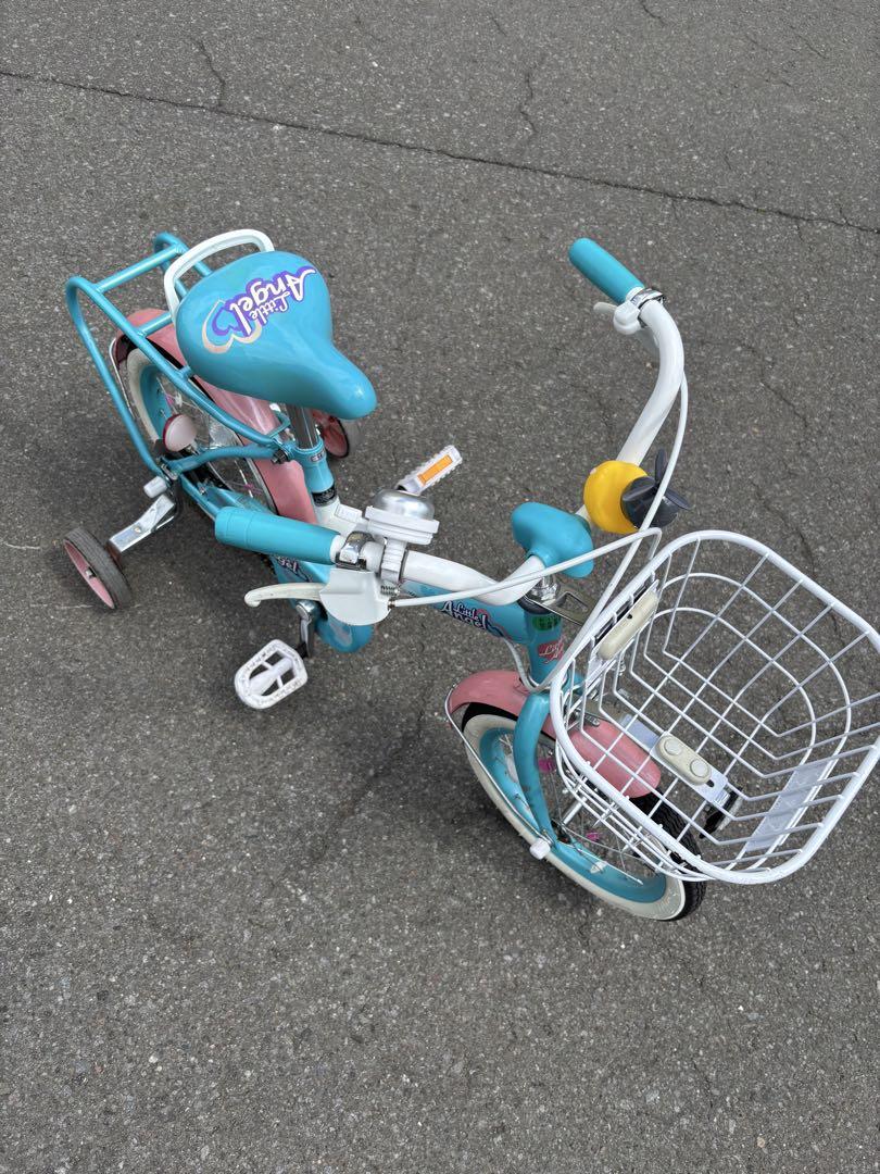 子供用自転車 Little Angels 青とピンク　14インチ自転車本体