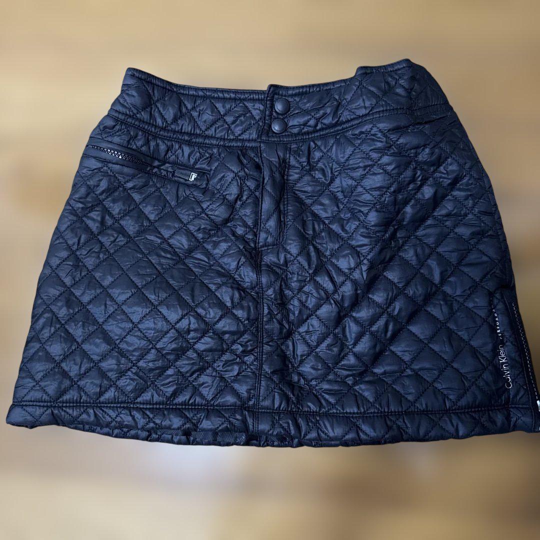 Calvin Klein キルティングミニスカート XS 美品