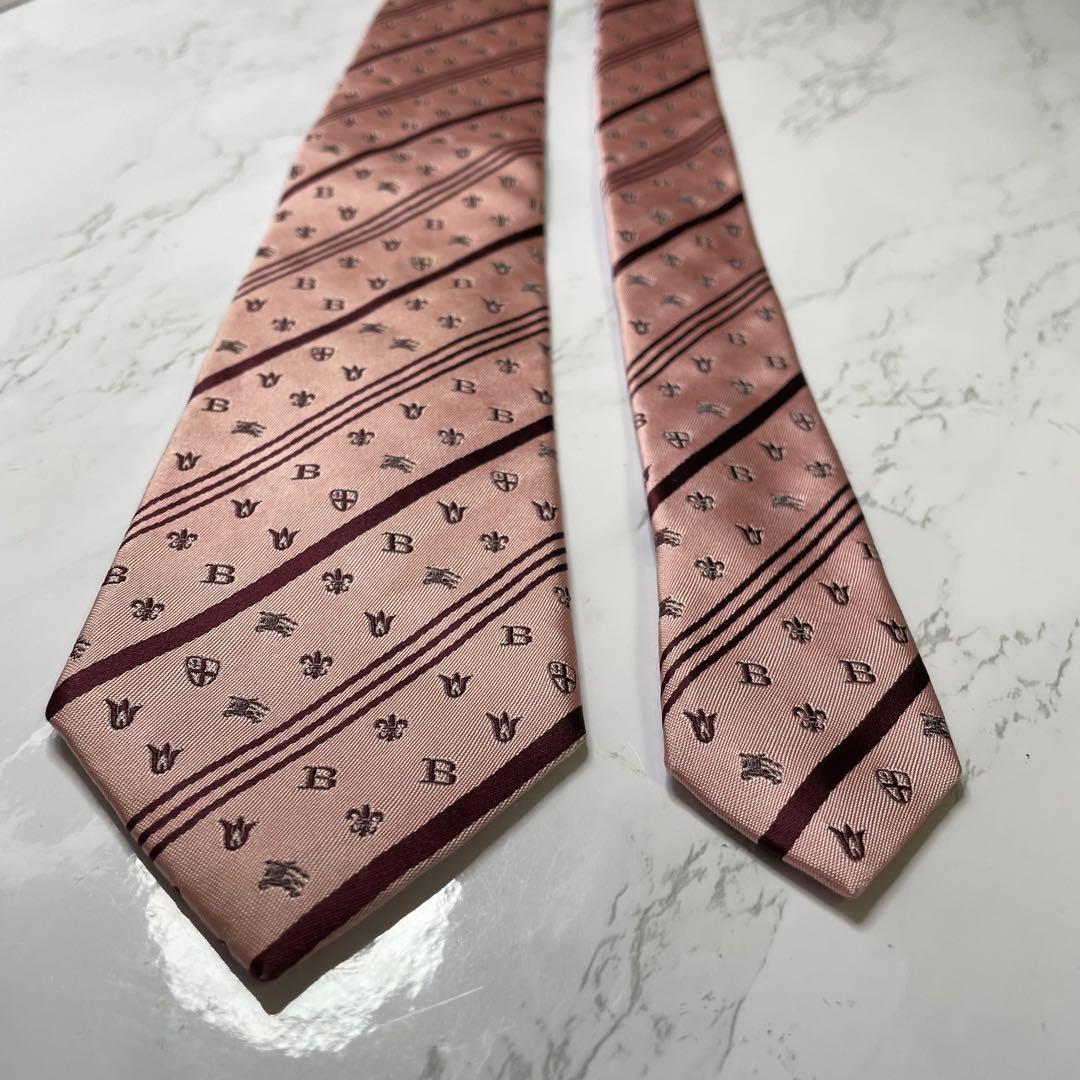 ✨極美品✨BURBERRY ネクタイ ホースロゴ激レア レジメンタル 7.5cm