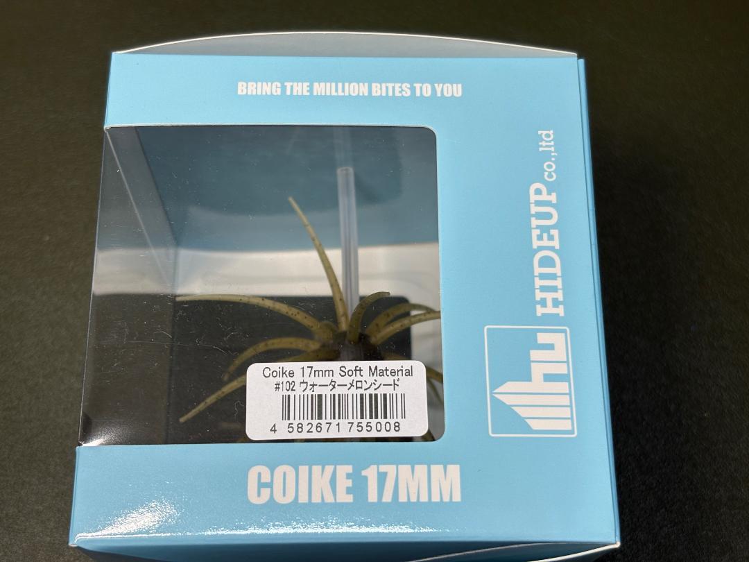 【即戦力】 コイケCOIKE 17MM（ソフトあり） 6色＋ケース 即戦力】 コイケCOIKE 17MM（ソフトあり） 6色＋ケース