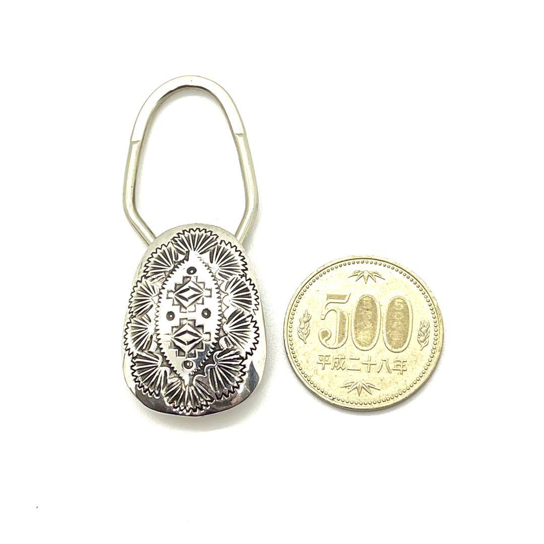 ●ナバホ族・シルバーキーホルダー●キーリング・Key chain●925
