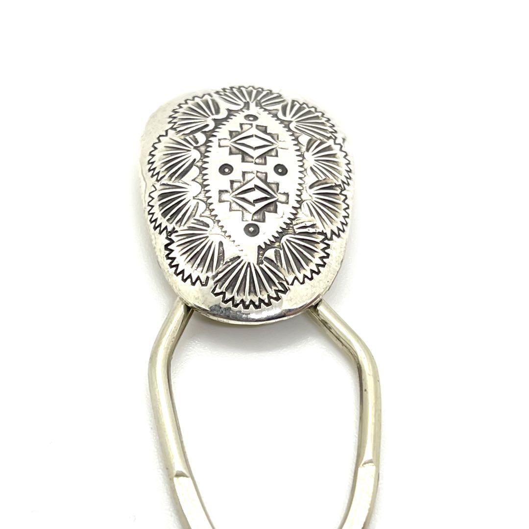 ●ナバホ族・シルバーキーホルダー●キーリング・Key chain●925