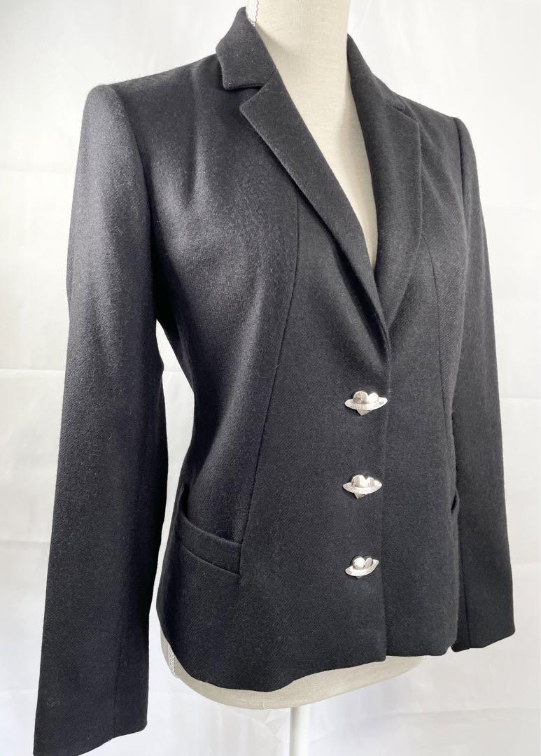 極美品　LOVEMOSCHINO　テーラードジャケット　ジャケット　黒　Sサイズ