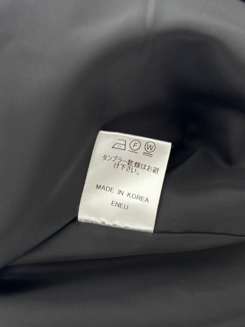 【セットアップ】ENUE ミックスツイードミドルジャケット&スカート Fサイズ