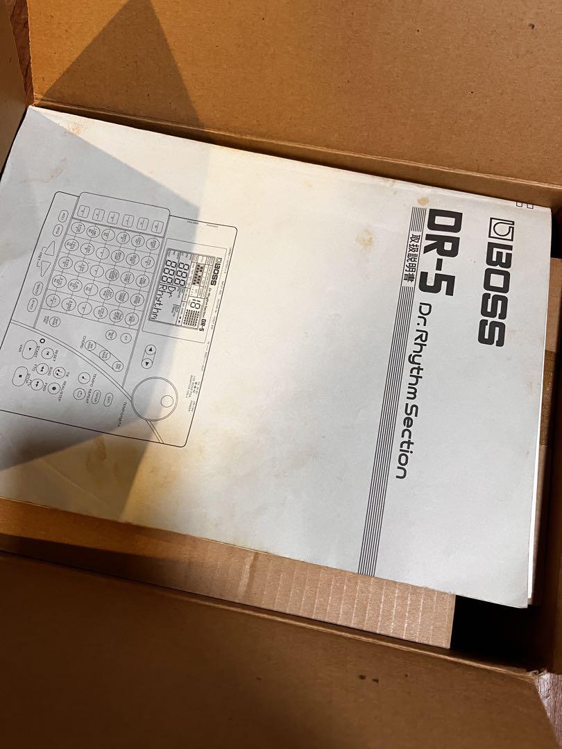 BOSS DR-5リズムマシン　動作品　ACアダプター・説明書・元箱付き