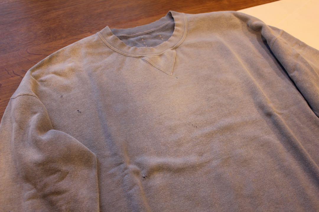 新品 VISVIM COURT SWEAT L/S CRASH 3 BLUE