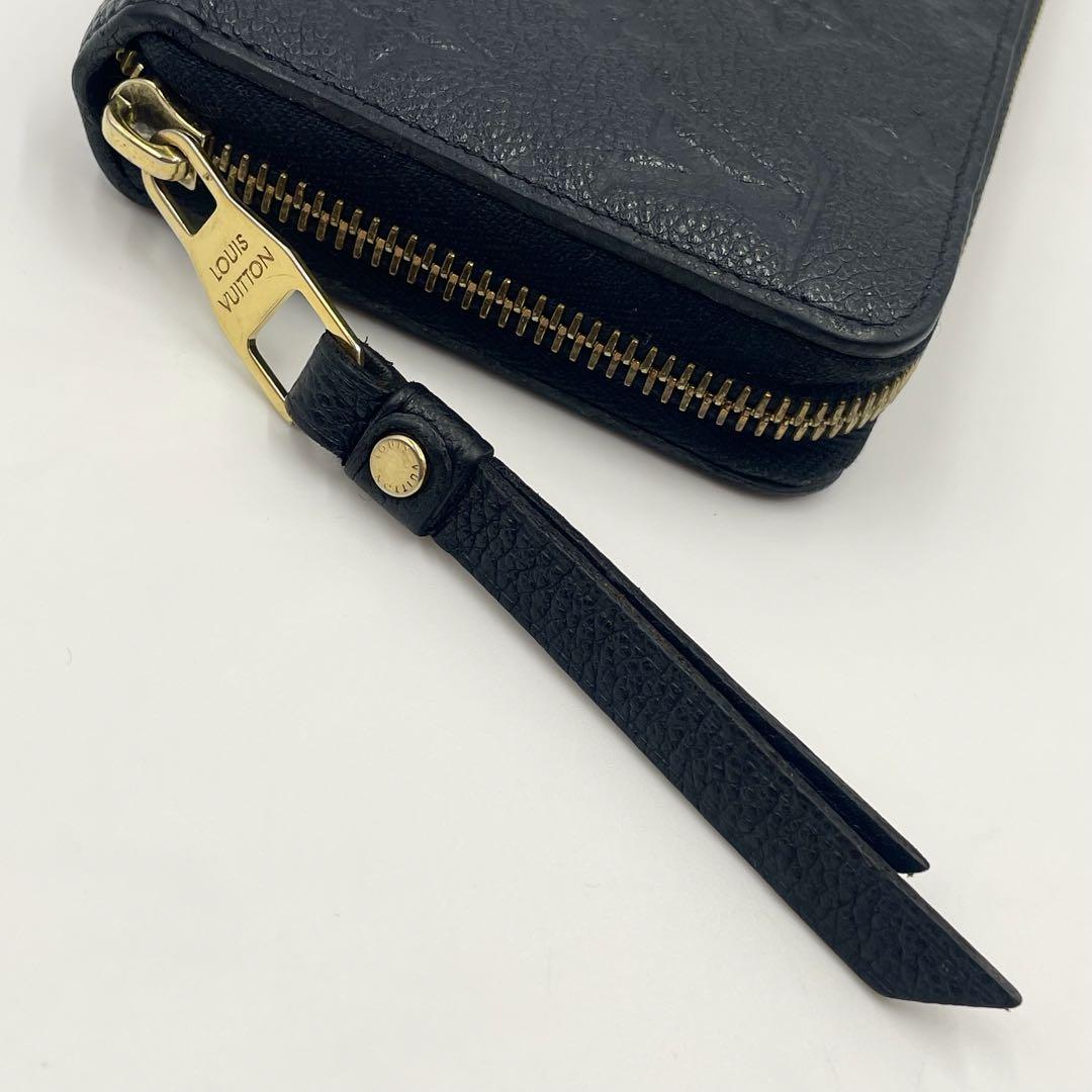 極美品✨ルイヴィトン モノグラムアンプラント ラウンドファスナー ノワール箱付き
