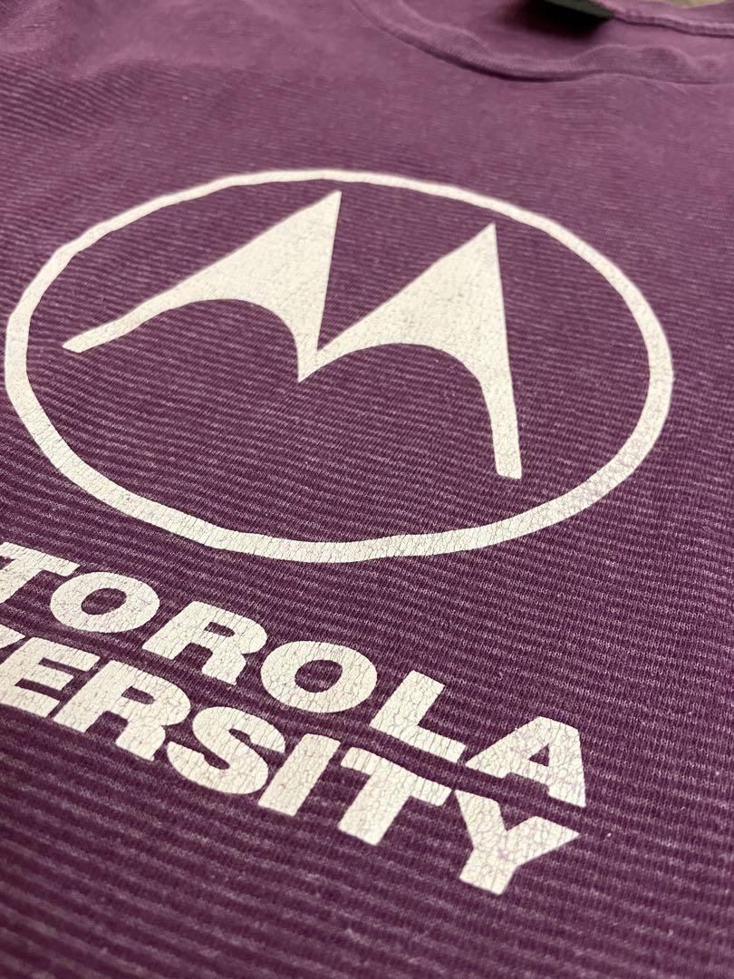 90s MOTOROLA モトローラ 企業系 ロゴプリントTシャツ Lサイズ