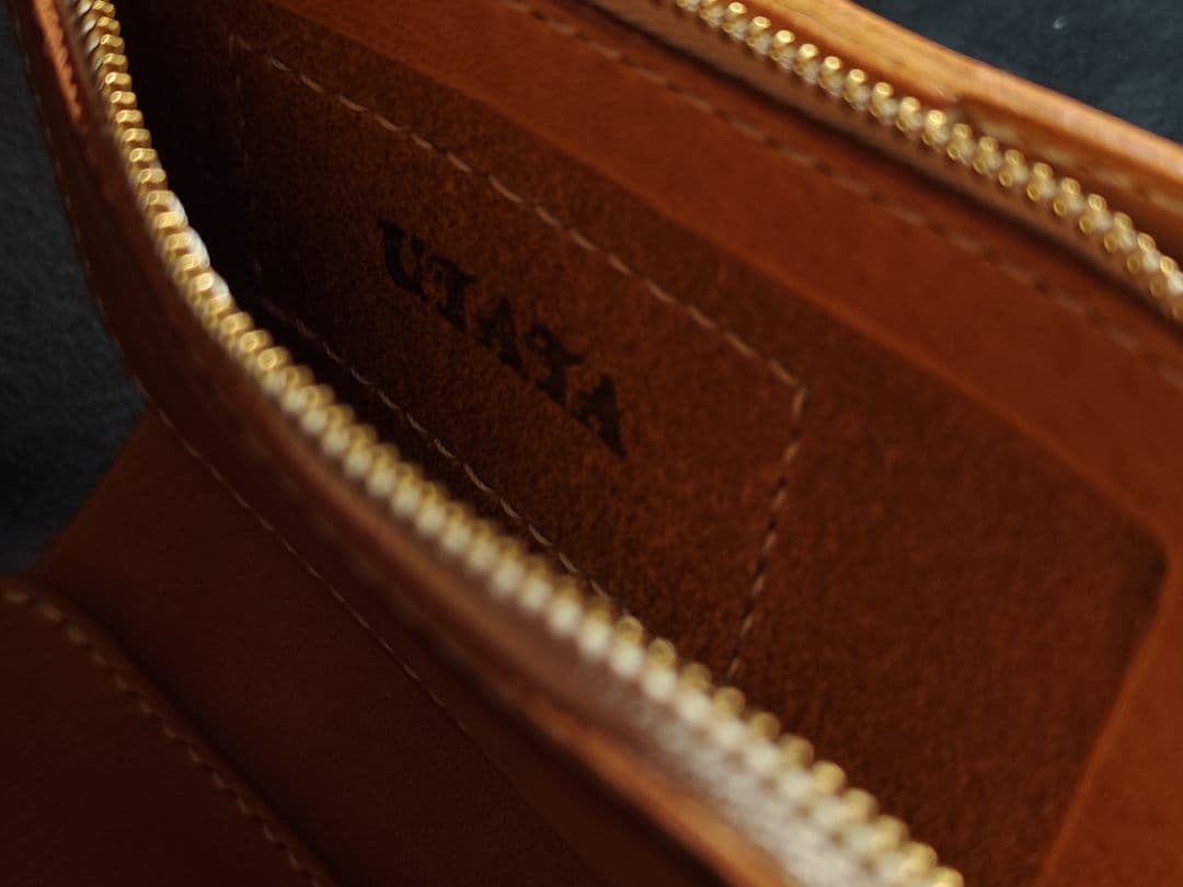 牛革 ミドルウォレット/ライトキャメル アポロコンチョカスタム 牛革 ミドルウォレット/ライトキャメル アポロコンチョカスタム