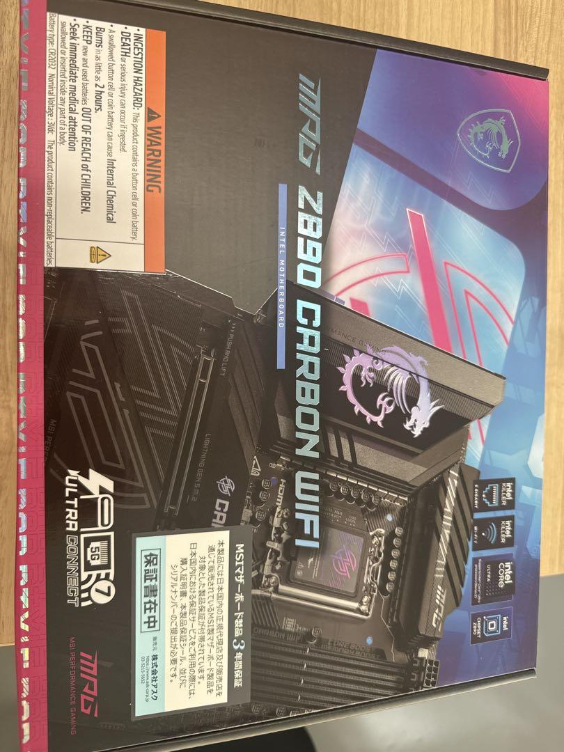 【新品】MPG Z890CARBON WIFIマザーボード