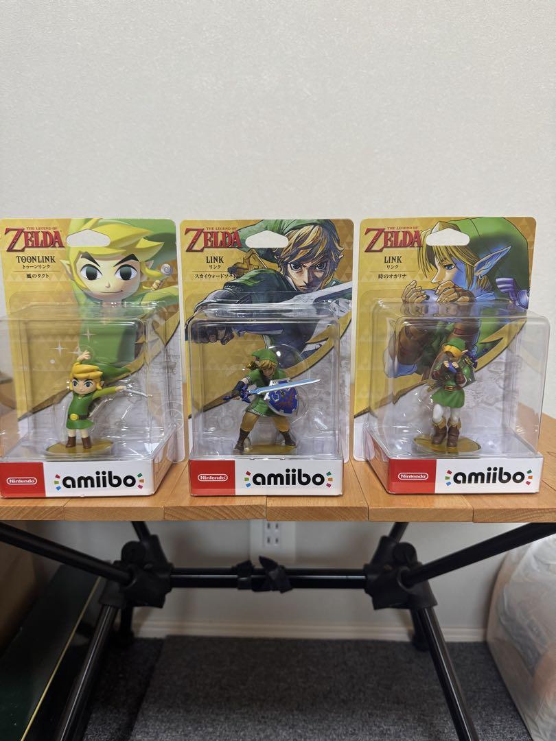 ゼルダの伝説 amiibo フィギュア 3体セット