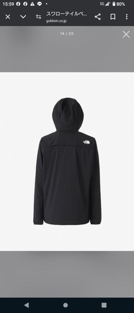 ☆新品未開封☆ THE NORTH FACE 黒 ジャケット NP22280